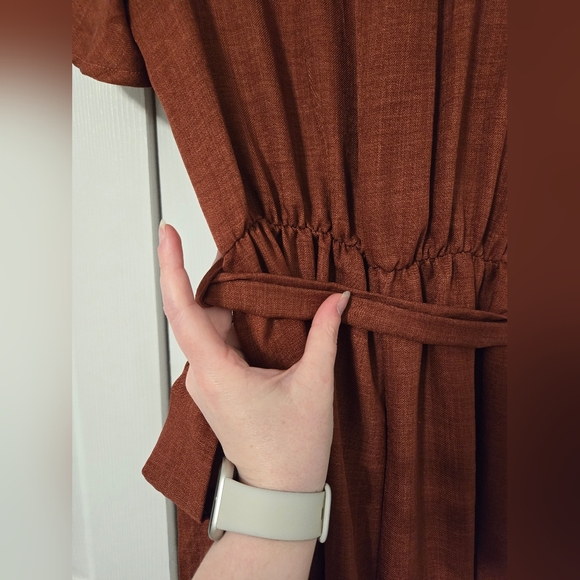 1.4.3. Story Marroon High/Low Dress, Size 1X - Picture 6 of 9